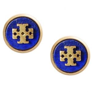 TORY BURCH • Lapis Lazuli Stone Earrings